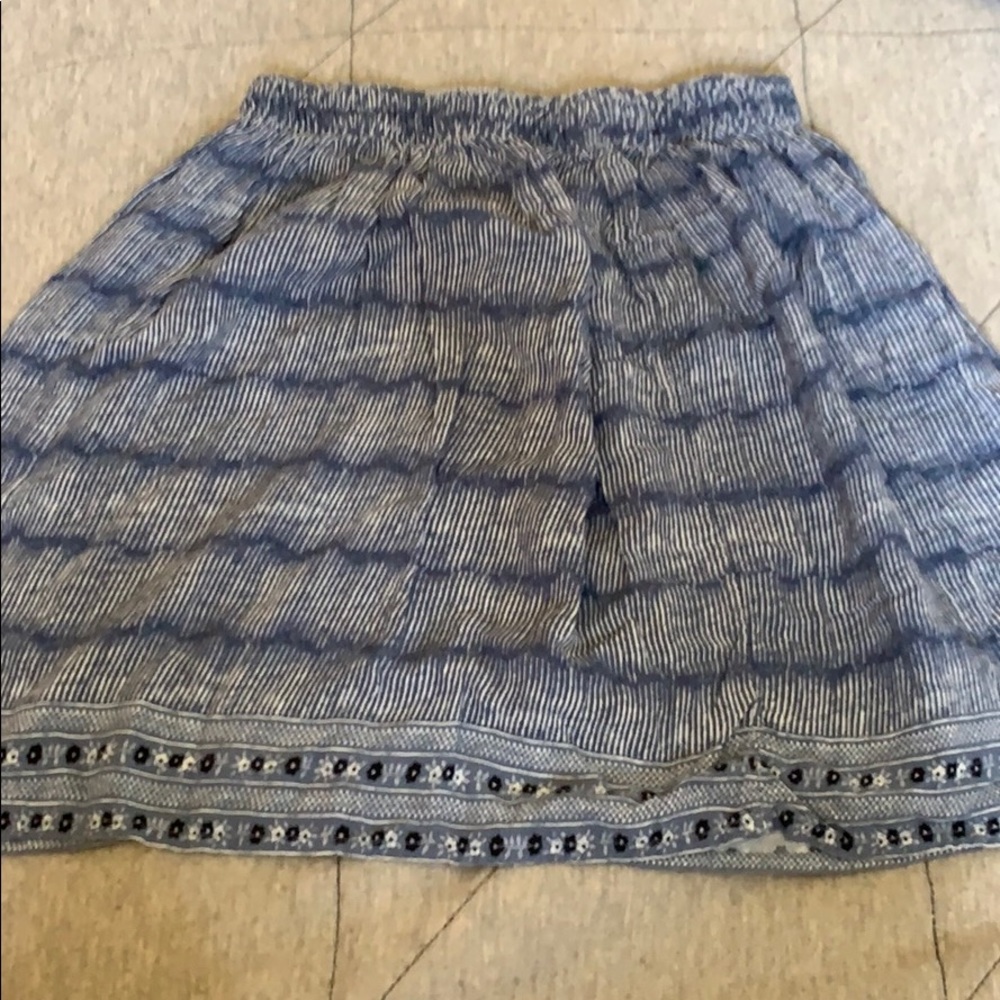 Blue skirt